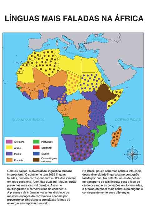 qual é a língua mais falada na oficialmente na áfrica